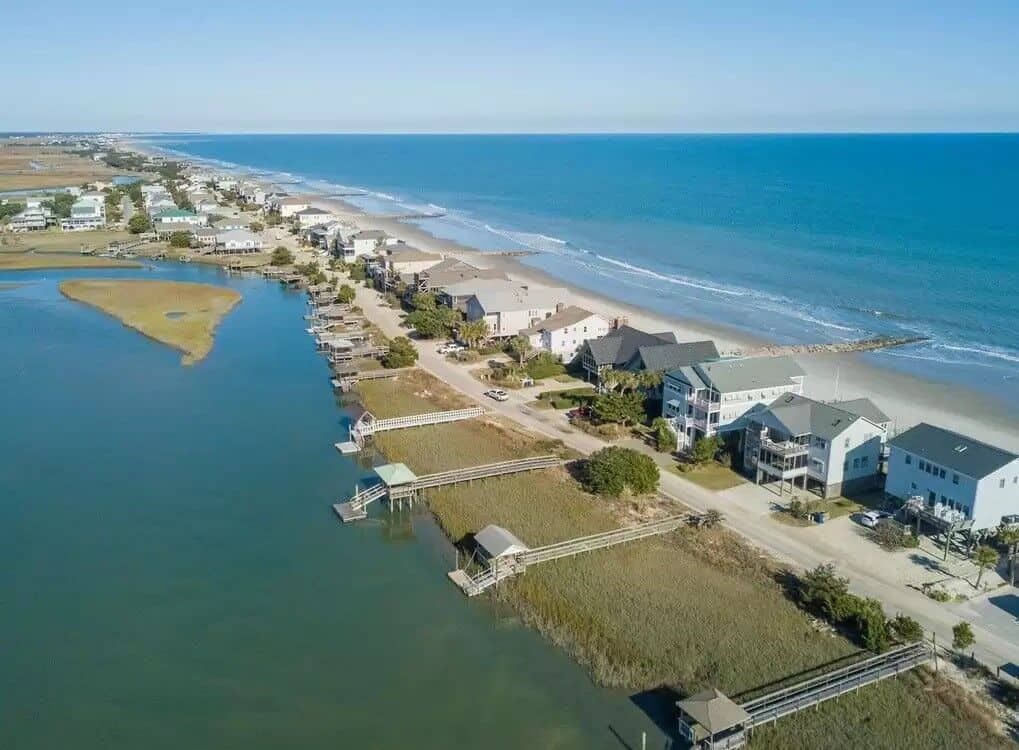 people outside house